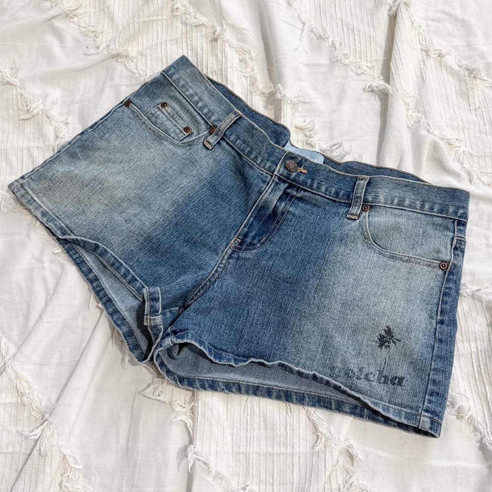 Vintage Gotcha Y2K Low Rise Graphic Denim Shorts 90s Surf XL